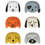 assortment of puppy trinket bowls